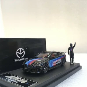 BMW M4 WITH FIGURE (BLACK) TIMEMICRO 1/64 #TM641908B - Picture 1 of 3