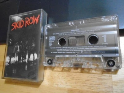RARE OOP club Skid Row CASSETTE TAPE hair metal 1989 Sebastian Bach 18 & LIFE ! - Image 1 of 2