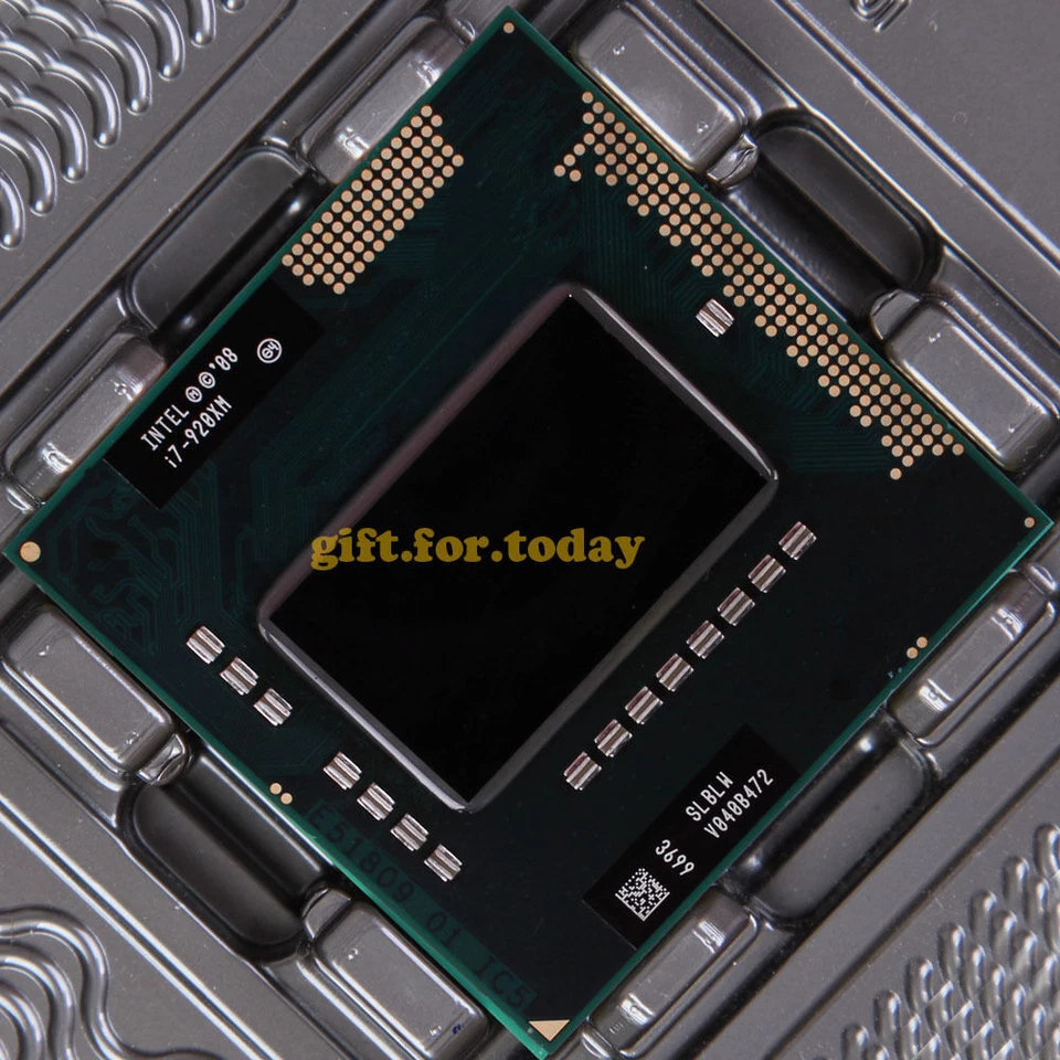 Original Intel Core i7-920XM 2 GHz Quad-Core (BY80607002529AF) Processor CPU - Image 1 of 1