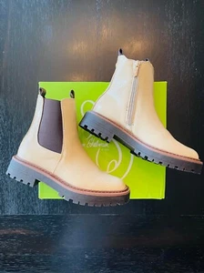Mini stivali in pelle Sam Edelman per ragazze Laguna nuovissimi in scatola taglia 3M grandi bambino - Foto 1 di 8