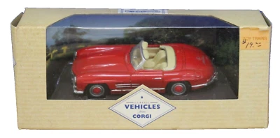Corgi Classics 96410 Mercedes 300 SL Roadster Top Down Red 1:43 MIB 1993 - Image 1 of 3