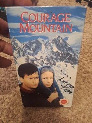 Courage Mountain (-VHS, 1990) Charlie Sheen, Leslie Caron - Image 1 of 4