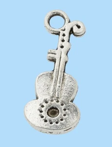3x Mini Schmuckanhänger Gitarre 2,8cm Geldgeschenk Kartendeko Verpackung (889 - Bild 1 von 1
