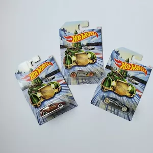 Hot Wheels HOLIDAY Hot Rods Lot of 3 (3/6, 4/6, 5/6) - Picture 1 of 4