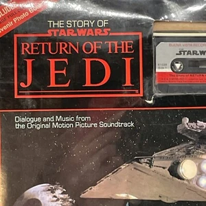 The Story Of Star Wars Return Of The Jedi Cassette Tape Souvenir Photo Book 1983 - Picture 1 of 4