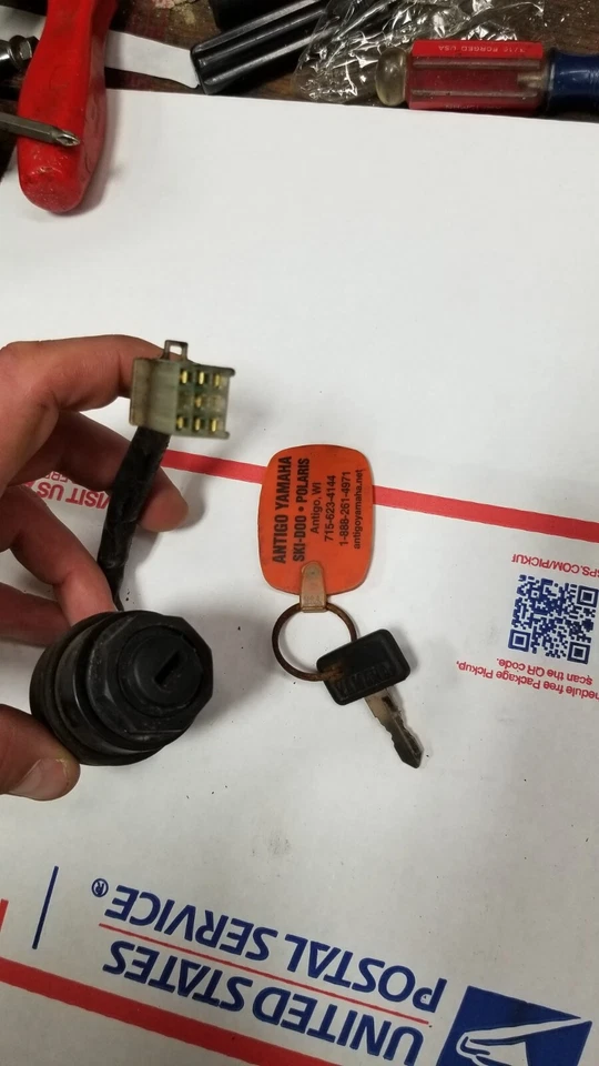 Llave interruptor de encendido Yamaha 1997-2001 Vmax Srx Sxr Venture Phazer Sx 500 600 700 Foto 1 de 1