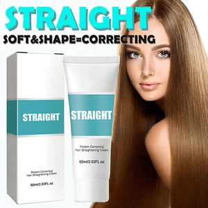 Crema lisciante proteica per capelli crema lisciante per capelli seta e lucida 60 ml - Foto 1 di 20
