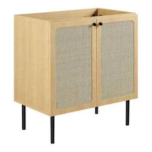 Chaucer 29.5 in. W x 18 in. D x 32.5 in. H Bath Vanity Cabinet in Oak, No Top - Picture 1 of 7
