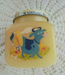 Vintage 12 oz Vaseline jelly baby fresh scent nursery rhyme jar~~great graphics - Picture 1 of 9