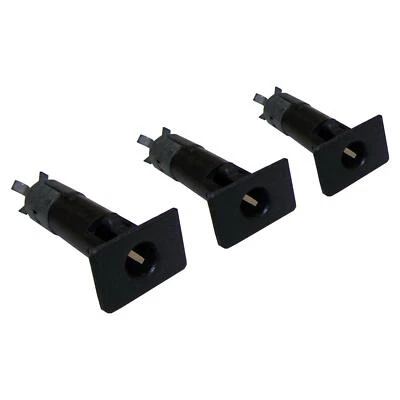 Kit de inserción de pasador de puerta Crown gris oscuro para 87-06 Jeep YJ, TJ Wranglers, (incl. 3 pulgadas Foto 1 de 2