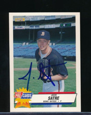 1993 Fleer ProCards Minor League Jason Satre #2188 signed auto autograph