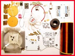 Hágalo usted mismo Tesla Bobina Tesla Círculo Eléctrico Música Giratoria Tesla Electrónica + Potencia - Imagen 1 de 7