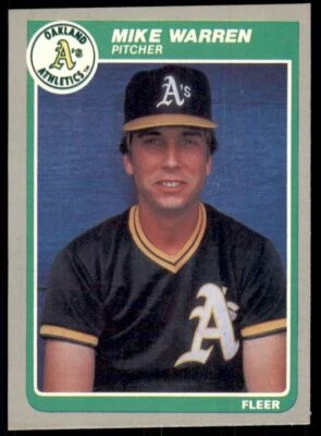 1985 Fleer Mike Warren 101 Baseball Cards #435 - Image 1 of 2