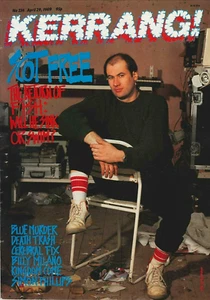 Kerrang Magazine April 29 1989 Marillion Fish Blue Murder Death Trash Cerebral - Picture 1 of 2