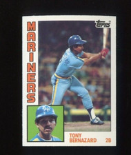 1984 TOPPS TIFFANY #41 TONY BERNAZARD SEATTLE MARINERS