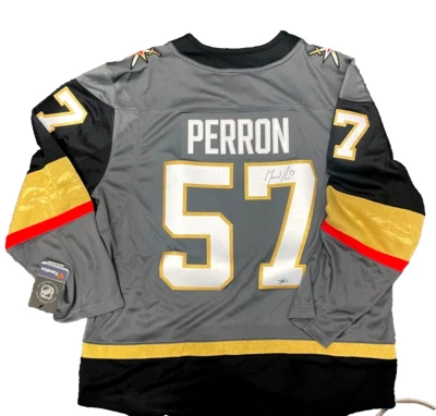 Men's Fanatics SIGNED DAVID PERRON Vegas Golden Knights Jersey Size XL - Image 1 of 4