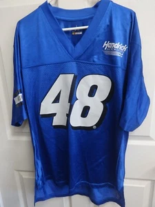 Vintage Jimmie Johnson # 48 NASCAR Official Merch Football Jersey Men Large - Picture 1 of 7