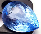Loose Gemstone 55.85 Ct Sky Blue Topaz Pear Cut Blue Topaz Jewelry Design