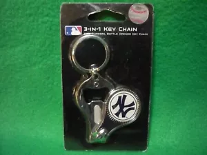 3 in 1 Key Chain, New York Yankees, Nail Clipper, Bottle Opener, Key Chain, MLB - Picture 1 of 5