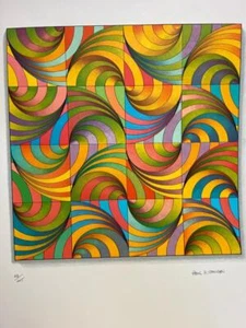 Paul Jansen Arthur Handsignierte Limited Edition Lithographie auf Papier Abstrakte Kunst - Bild 1 von 1