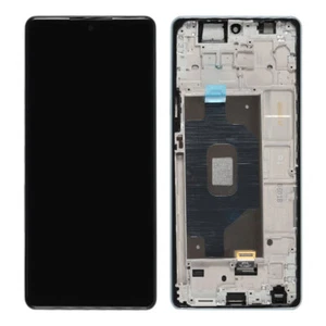 LCD Display Touch Screen Digitizer For LG Stylo 6 Q730 Replacement +Silver Frame - Picture 1 of 7
