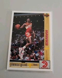 DOMINIQUE WILKINS NBA CARD UPPER DECK 1991-92 # 255 ATLANTA HAWKS - Bild 1 von 6