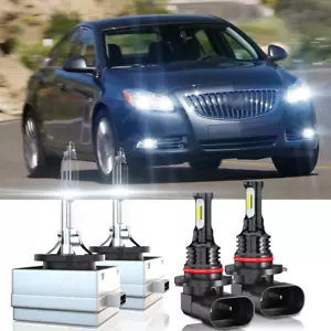 Faro de xenón HID para Buick Regal 2011-2013 -4 piezas HI/LO y bombillas antiniebla LED - Imagen 1 de 15