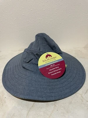 Solar Escape UV Explorer Boonie Sombrero Ajustable UPF 50 Talla Única Poli GRIS Sombrero para el Sol Foto 1 de 3