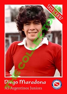 MARADONA AS A. JUNIORS. ROOKIE 1976. COLECTION CARD. NO PANINI/ NO TOPPS - Imagen 1 de 2
