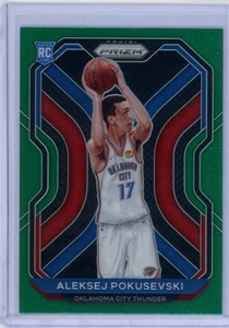 2020-21 Panini Prizm Green Prizm RC #264 ALEKSEJ POKUSEVSKI - Bild 1 von 2
