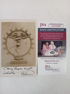 Ted Shawn Pionier des amerikanischen modernen Tanzes signierte 3,5x5,5 Postkarte JSA SELTEN! - # - Bild 1 von 4