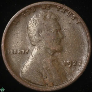 1922-D Weak Lincoln Wheat Cent- Fine - Picture 1 of 2