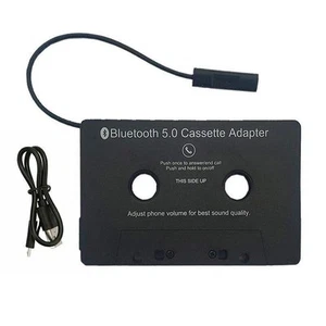 Bluetooth Adapter-Kasette Auto-Radio AUX Kasetten-Adapter Tape Handy MP3 Hi-Fi - Bild 1 von 12