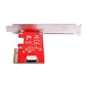 Adapter PCI-E 4.0 Express 4.0 x4 auf Oculink Intern SFF-8612 SFF-8611 Host A... - Bild 1 von 7