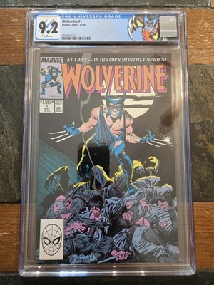 🐺 Wolverine #1 (1988) – CGC 9.2 – Marvel Comics – Classic Patch Cover! - Image 1 of 2