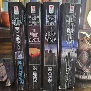 4 Books By Iris Johansen Pre Owned Paperback Book Bundle Mystery Drama Thriller  - Foto 1 di 5