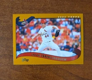 2002 Topps Traded Jason Isringhausen #4 stampa corta SP - Foto 1 di 1