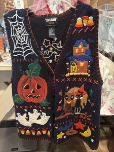 Vintage Hampshire Studio Halloween Vest M - Picture 1 of 4