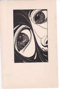 Original Elliott Dold B&W Pequeña Impresión-Placa / "Nocturne IV" Mujer Desnuda c1923 - Imagen 1 de 1