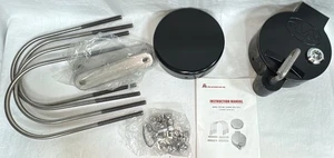 Kit portador de conducto universal AA Products apto para tubería de PVC de 4" sin perforación negro - Imagen 1 de 11