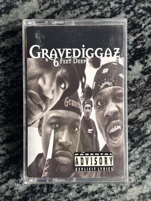 Gravediggaz 6 Feet Deep Cassette Tape 1994 Island Records RZA Hip Hop Horrorcore - Image 1 of 4