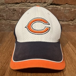 Neu mit Etikett Chicago Bears NFL On Field Reebok Mütze verstellbar Unisex weiß blau orange - Bild 1 von 5