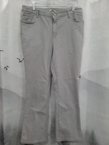 Woman Within Woman's 16w Cotton Mix Denim Gray Jeans 17x29 High Rise - Picture 1 of 4