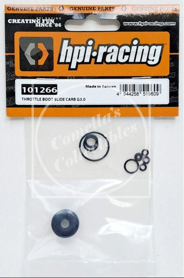 HPI Racing Throttle Boot and O-Rings for Slide Carb G3.0 Engine 101266 - Image 1 of 2