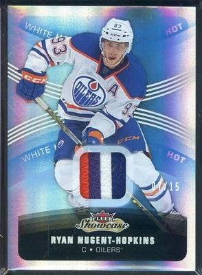 2015-16 Fleer Showcase White Hot Patch #83 Ryan Nugent-Hopkins 07/15 - Image 1 of 2