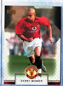 2002 UPPER DECK MANCHESTER UNITED Gold /37 DANNY WEBBER - Picture 1 of 3