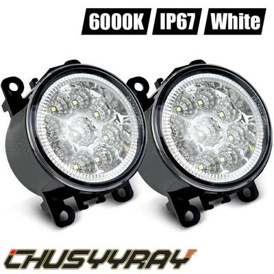 Luzes de neblina redondas de LED para ACURA TL 2012 2013 2014 4 polegadas 2 peças - Imagem 1 de 4