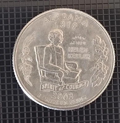2003 D Alabama Helen Keller Quarter  - Image 1 of 2