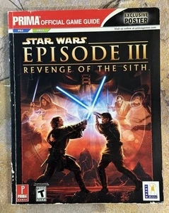Star Wars: Episode III - Prima Official Game Guide - Xbox/PS2 *POSTER INCLUDED* - Imagen 1 de 8