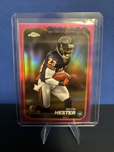2024 Topps Chrome #17 Devin Hester Pink Refractor - Picture 1 of 2